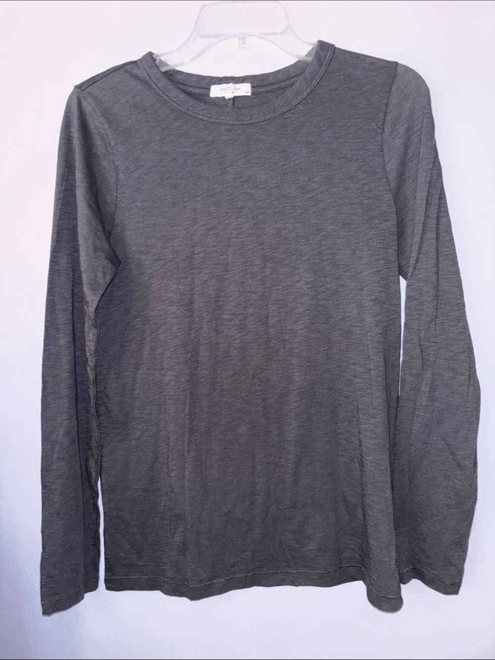 Rag&Bone Long Sleeve Crew Neck Shirt - Black